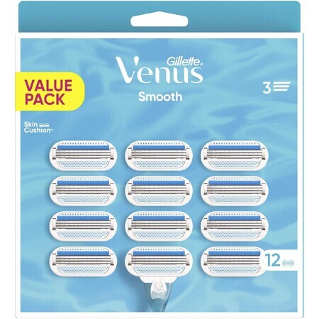 Gillette Venus Smooth testine di ricambio 12 pezzi