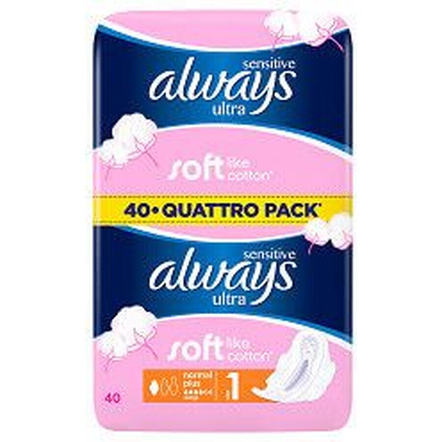 Always Sensitive Ultra Normal Plus 40 pcs