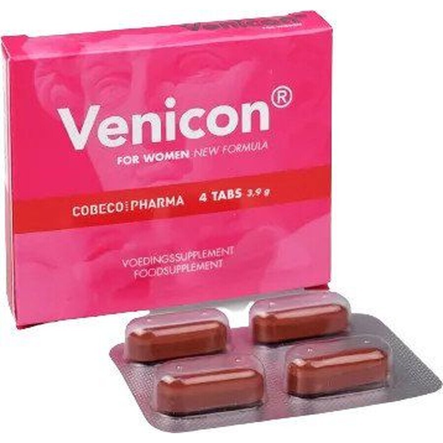 Cobeco compresse afrodisiache Venicon Men 4 compresse