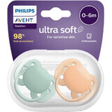 Philips Philips Avent Ultrasoft Premium Chupete neutro 0-6m 2 unidades