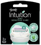 Wilkinson Sword Intuition sensibile che testine di ricambio 3 pz.