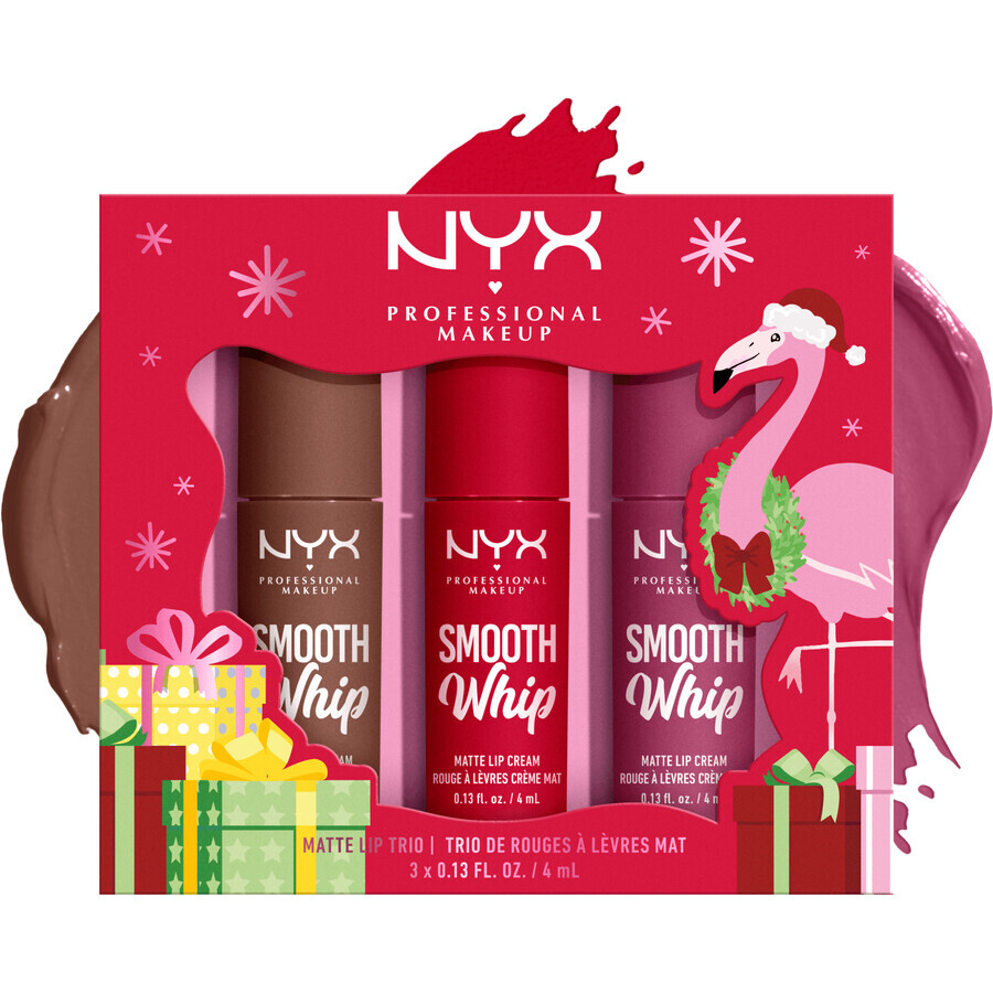 NYX Professional Makeup Smooth Whip Matte Lip Cream Trio