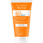 Avène Crema Pelle Sensibile SPF 50+ senza profumo 50 ml