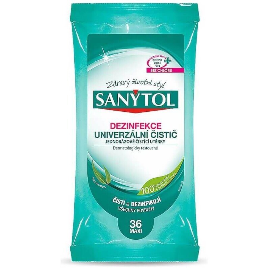 Sanytol Disinfection Disposable cleaning wipes 36 pcs