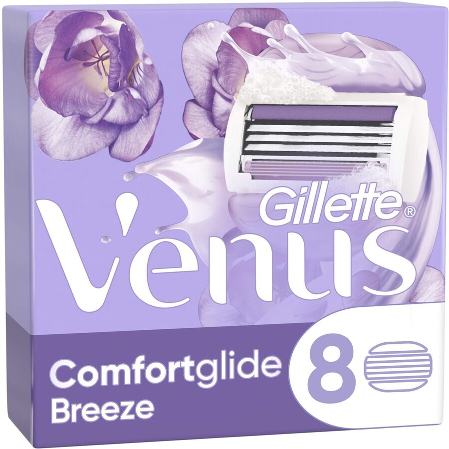 Gillette Venus Venus Venus Venus Venus Comfortglide breeze Têtes de remplacement 8 pcs