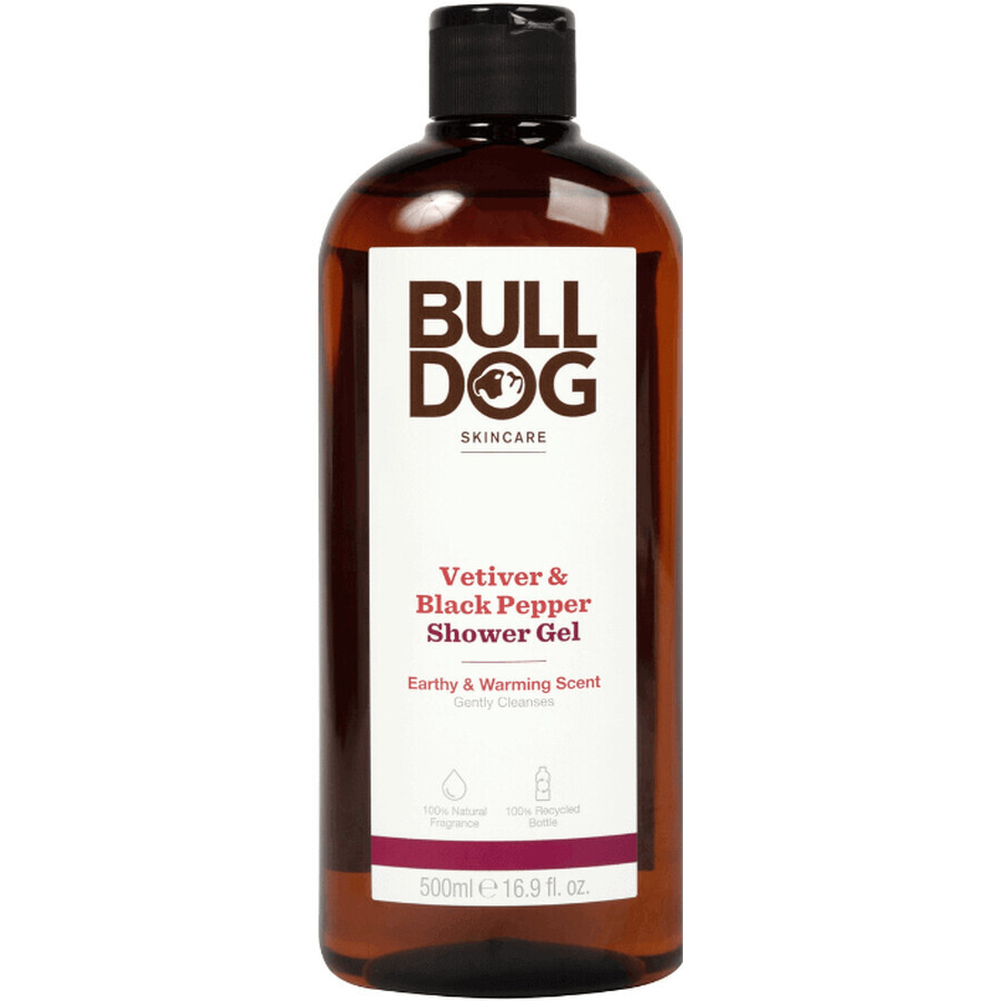 Bulldog gel douche au vétiver et au poivre noir 500 ml