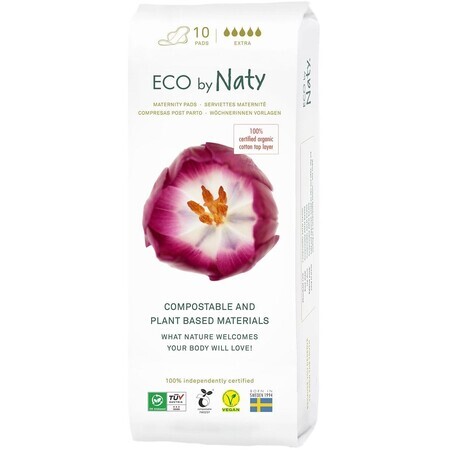 Eco by Naty Inserti post-parto. 10 pezzi.