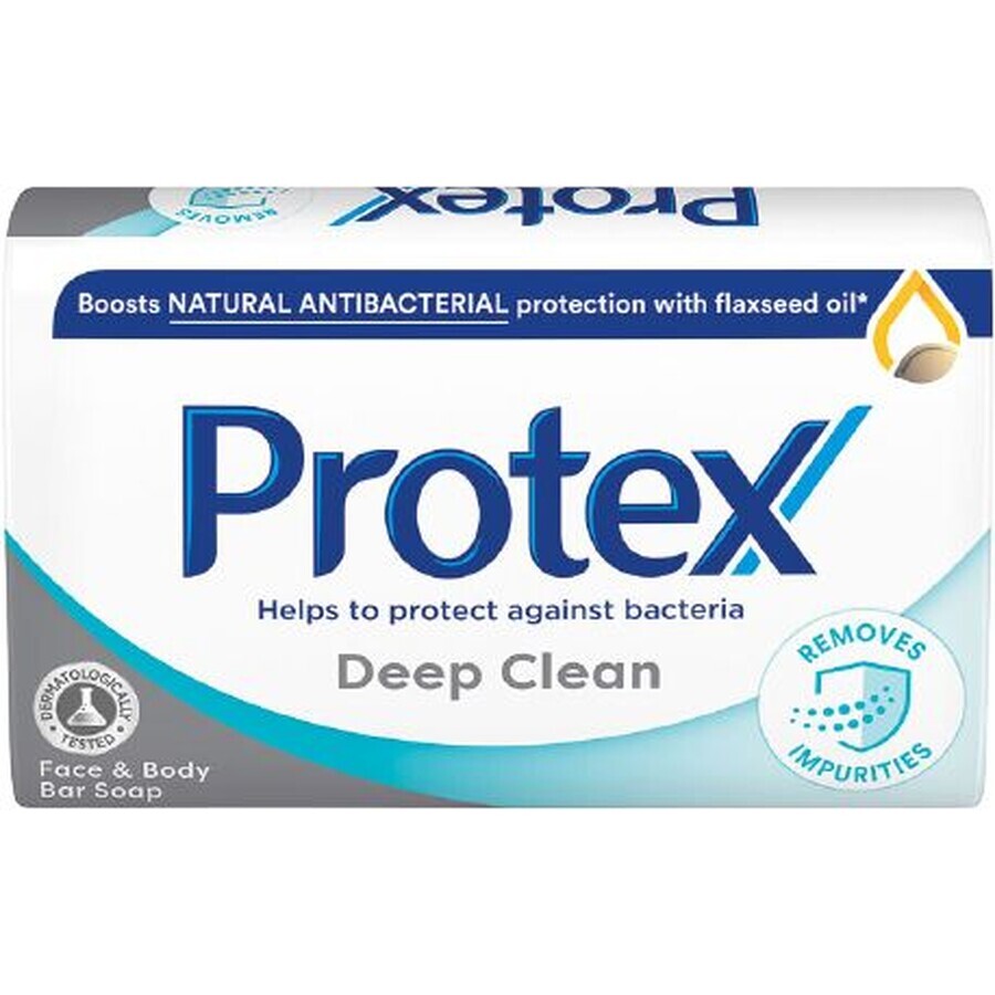 Protex Deep Clean Feste Seife mit natürlichem antibakteriellem Schutz 6 x 90 g