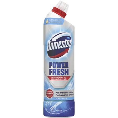 Domestos Power Fresh Ocean 700ml Domestos Power Fresh Ocean Gel Inodoro