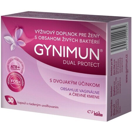 Gynimun DUAL PROTECT eliberare controlată 30 capsule