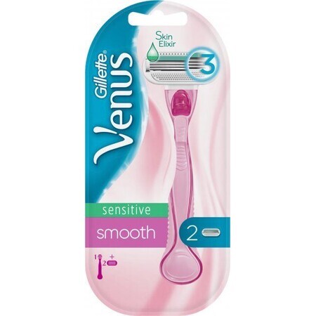 Rasoio Venus Sensitive Smooth + 2 testine di rasatura