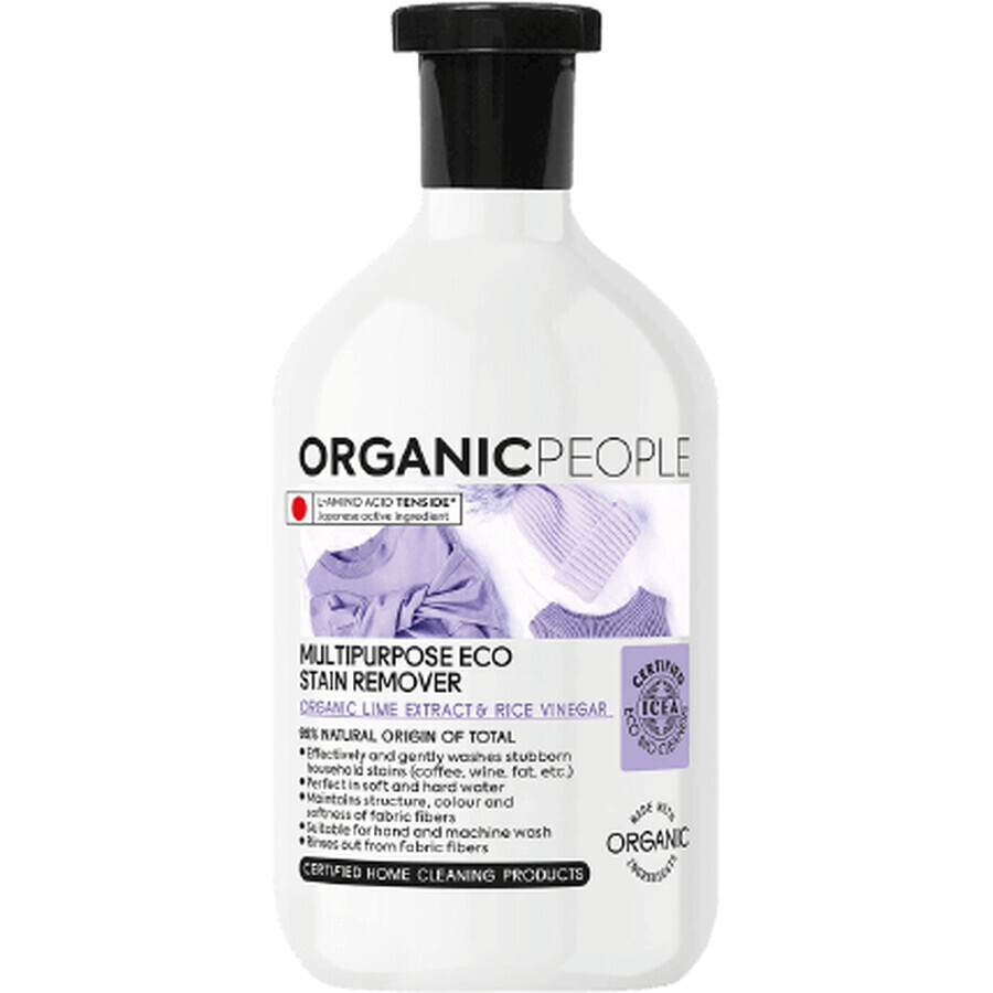 Organic People Eco Detergente Multifunzionale, Lime e Aceto di Riso 500 ml