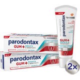 Parodontax White DUO per gengive, alito e denti sensibili, sbiancante 2 x 75 ml