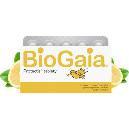 BioGaia ProTectis Kautabletten mit Zitronengeschmack 10 Stück