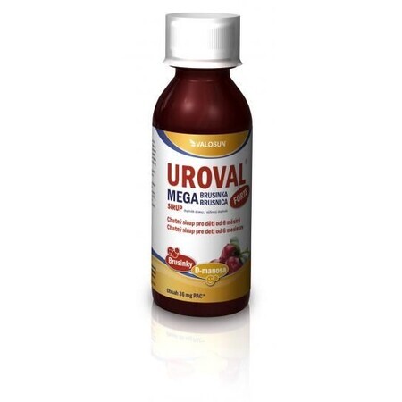 Valosun Walmark UROVAL UROVAL MEGA BRUSNICA FORTE sciroppo 200 ml