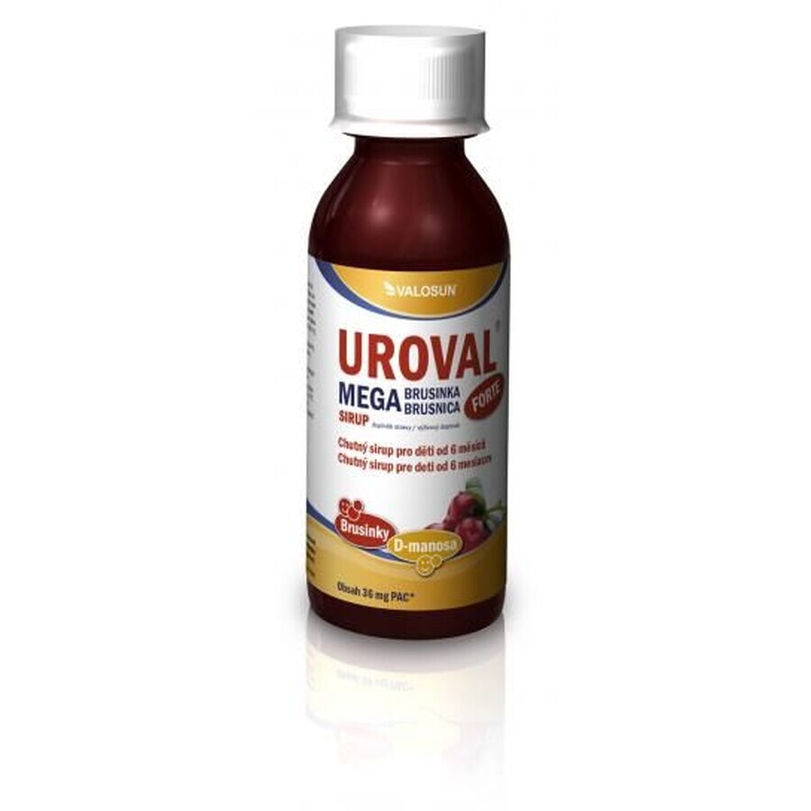 Valosun Walmark UROVAL UROVAL MEGA BRUSNICA FORTE sciroppo 200 ml