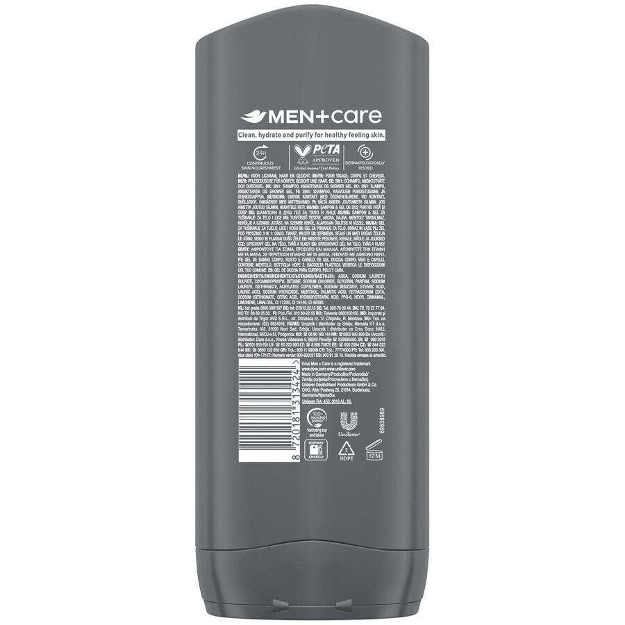 Dove Men+Care Extra Fresh Gel Doccia 400 ml