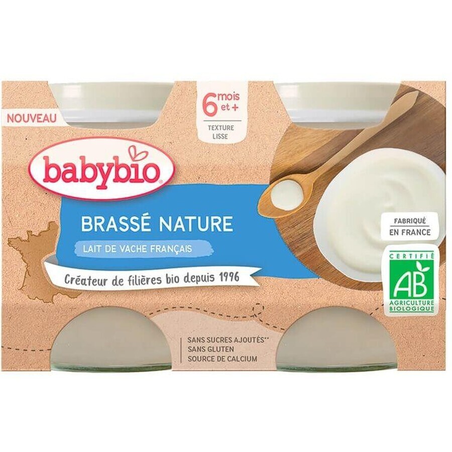 Babybio French Brasserie leche natural 2 x 130 g