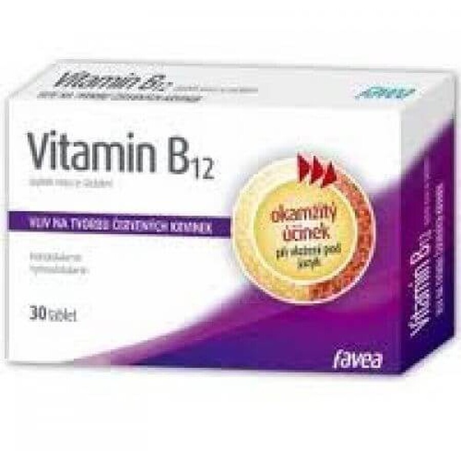 Favea VITAMINA B-12, 30 compresse