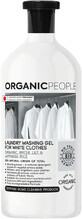 Organic People Eco gel per biancheria bianca, ninfea e riso giapponese 1000 ml