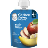 Gerber Natuurlijk Banaan Appel 4m+ 90 g