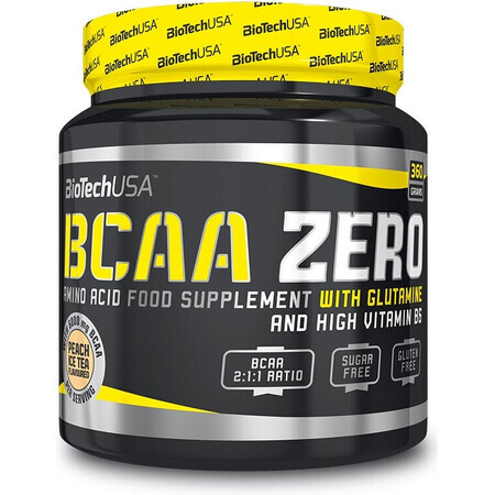 BCAA Zero Peach Ice Tea, 360 g, Biotech USA