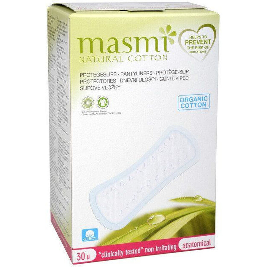 Masmi anatomic organic cotton pads 24 pieces