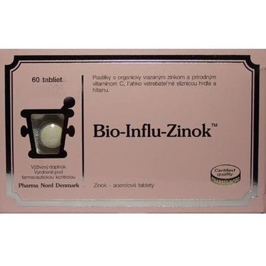 Pharma Nord BIO-INFLU-ZINOC 60 comprimate