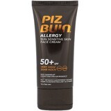 Piz Buin Protector Solar Facial Antialérgico SPF50, 50 ml