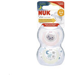 Nuk Schnuller Star Day & Night 0-6 m 2 Stück