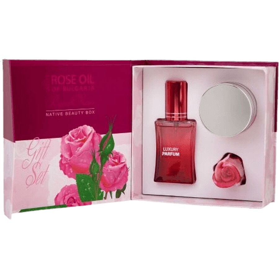 Set regalo da donna Biofresh Rose oil of Bulgaria - crema da giorno, sapone, profumo