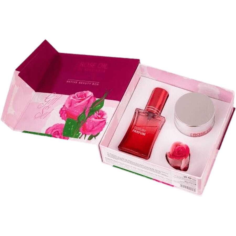 Set regalo da donna Biofresh Rose oil of Bulgaria - crema da giorno, sapone, profumo