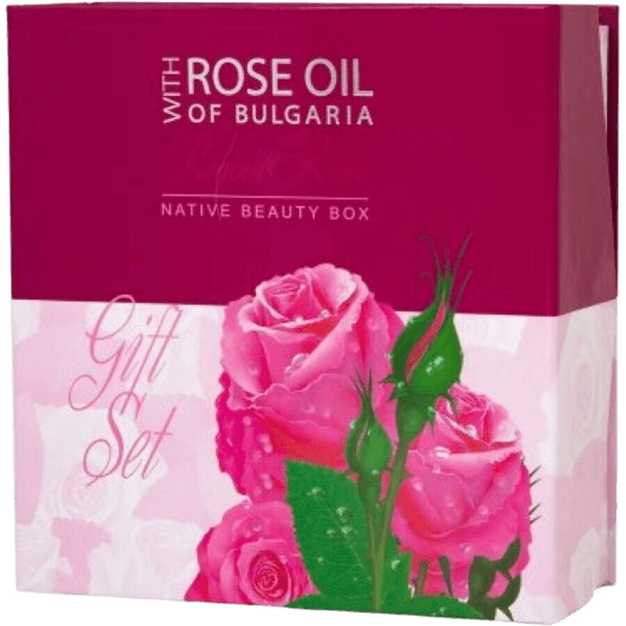 Set regalo da donna Biofresh Rose oil of Bulgaria - crema da giorno, sapone, profumo