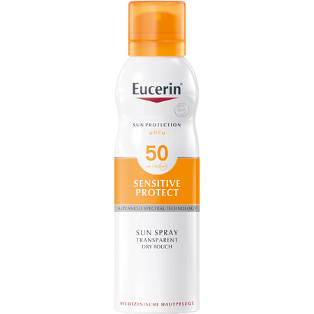 Eucerin Transparant Dry Touch Sensitive Protect SPF 50 200 ml