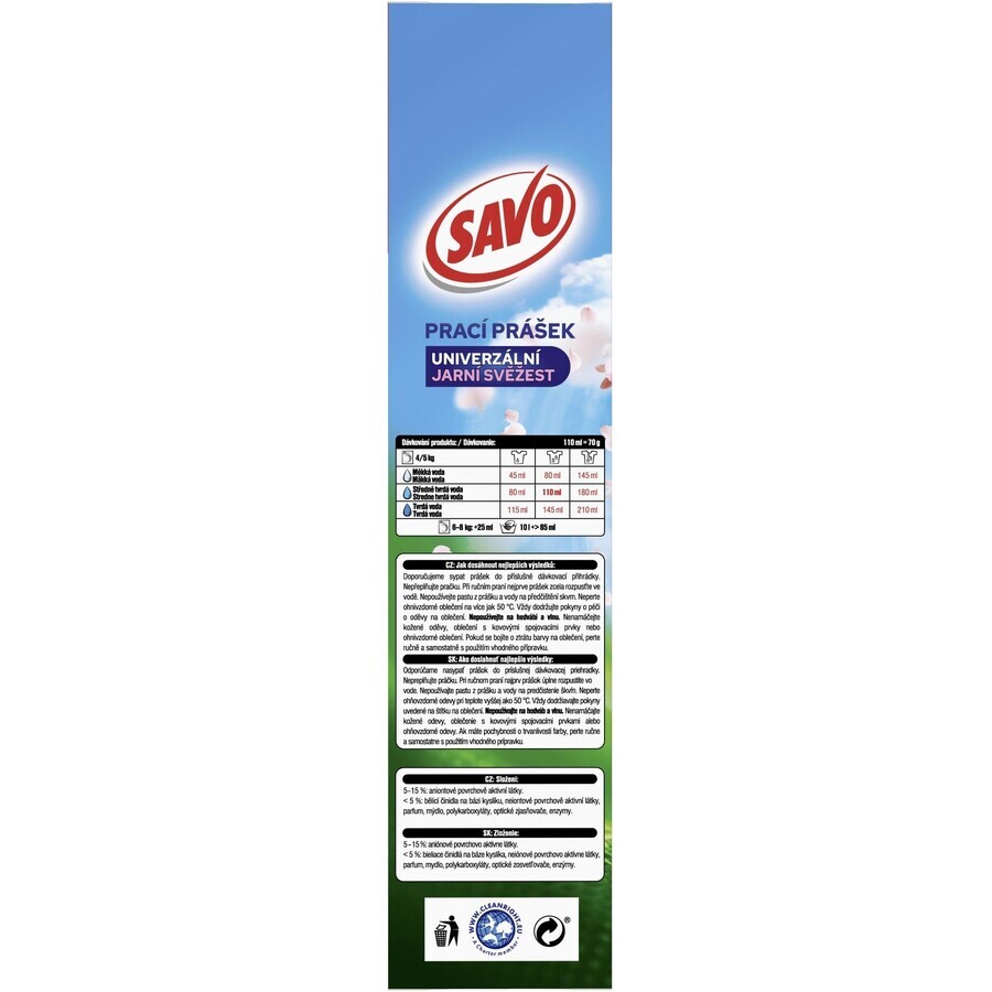 Savo Universal Spring Freschezza in polvere 4,9 kg