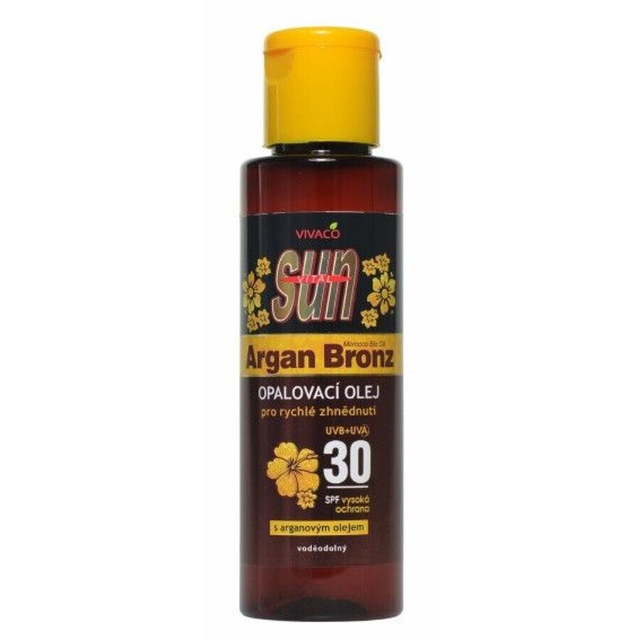 Vivaco SUN ARGAN BROWN Olio SPF30 all'olio di argan 100 ml