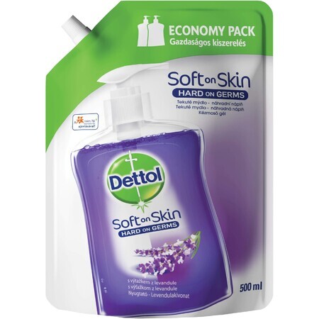 Ricarica di sapone liquido Dettol con estratto di lavanda 500 ml