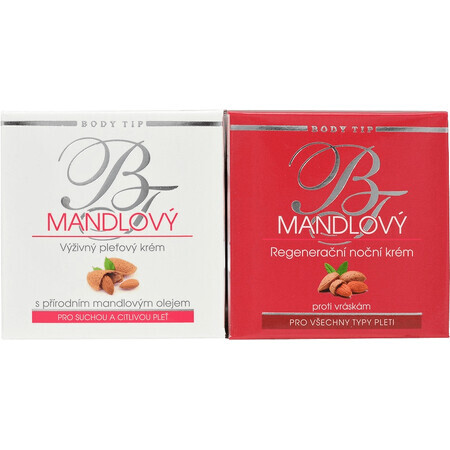 Set regalo per la cura della pelle Vivaco Body Tip con olio di mandorle 2 pezzi