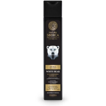 Natura Siberica Uomo Gel doccia rinfrescante Orso bianco 250 ml