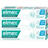 Elmex Sensitive Professional Gentle Whitening Toothpaste for sensitive teeth 3 x 75 ml