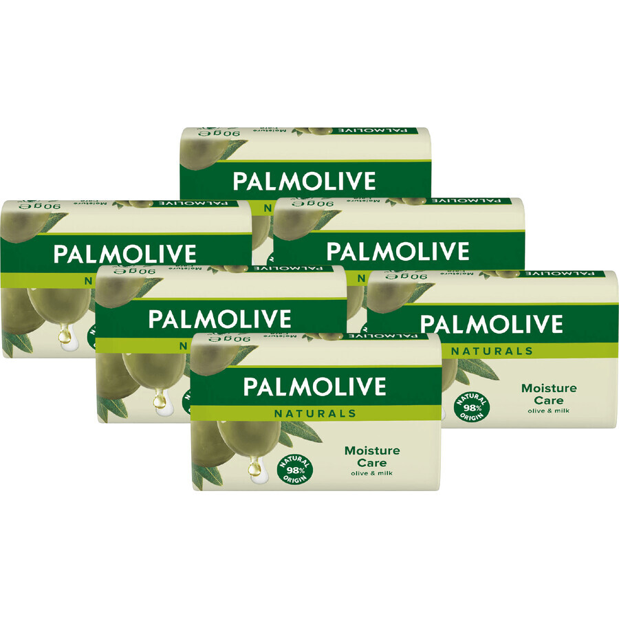 Sapone all'oliva Palmolive Naturals 6 x 90 g