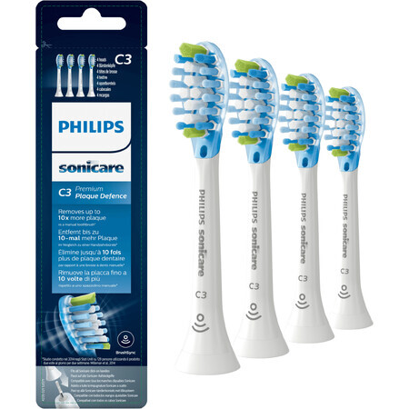 Philips Sonicare Premium Plaque Defence HX9044/17 Vervangend kapje 4 stuks