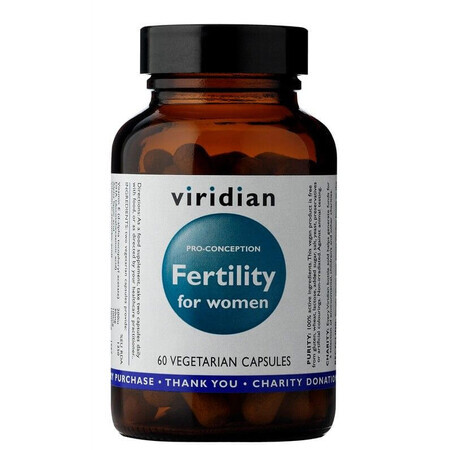 Viridian Fertility for Women 60 gélules