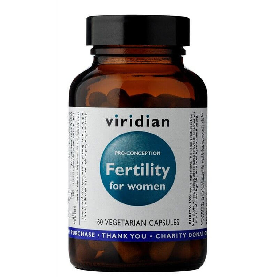 Viridian Fertility for Women 60 gélules