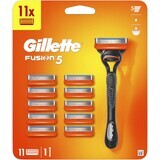 Afeitadora Gillette Fusion + 11 cabezales de recambio Paquete especial