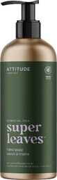 Sapone naturale per le mani Attitude Super leaves Essentials - menta e arancia dolce 473 ml