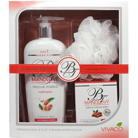 Vivaco Body Tip Confezione regalo di prodotti cosmetici con olio di mandorle 3 pezzi