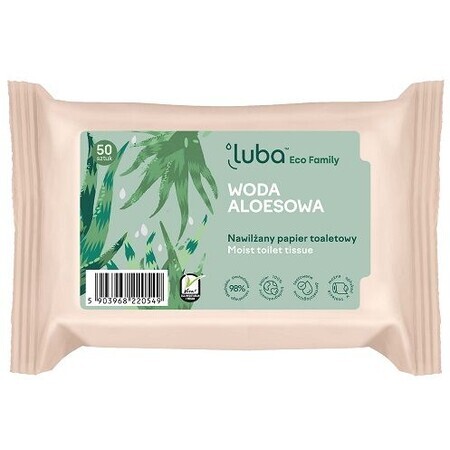 Luba carta igienica umida - aloe 50 pz.