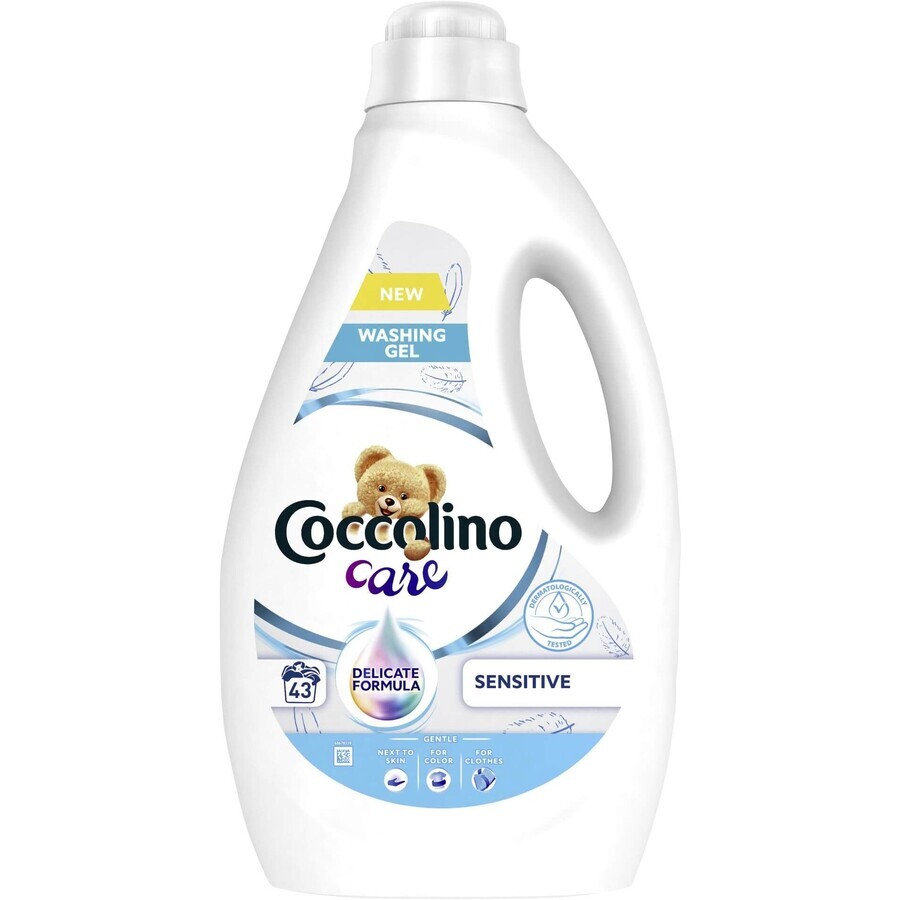 Coccolino Sensitive gel de lavado 1,72 l