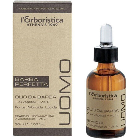 Erboristica UOMO Nourishing beard oil with vitamin E 30 ml